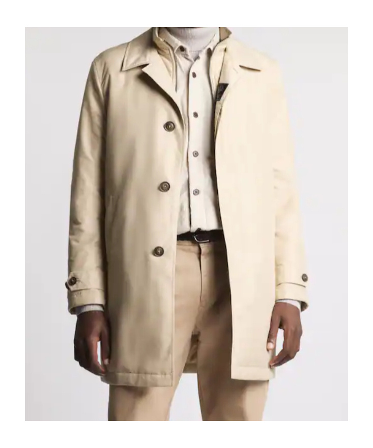 Fay High-neck Zip-fastening Jacket In Brown