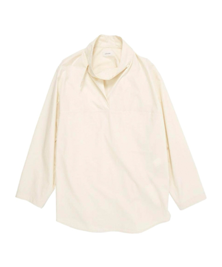 Lemaire Turtleneck Cardigan In White