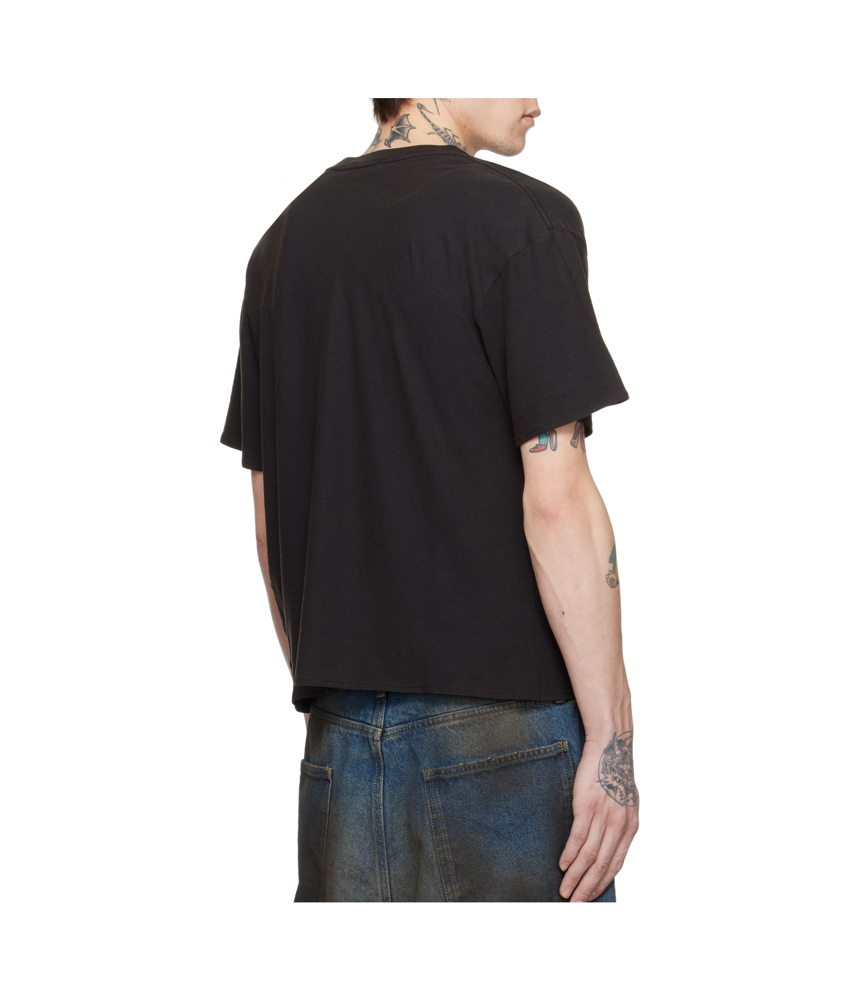 Lu'u Dan Slubby Jersey T-shirt In Black