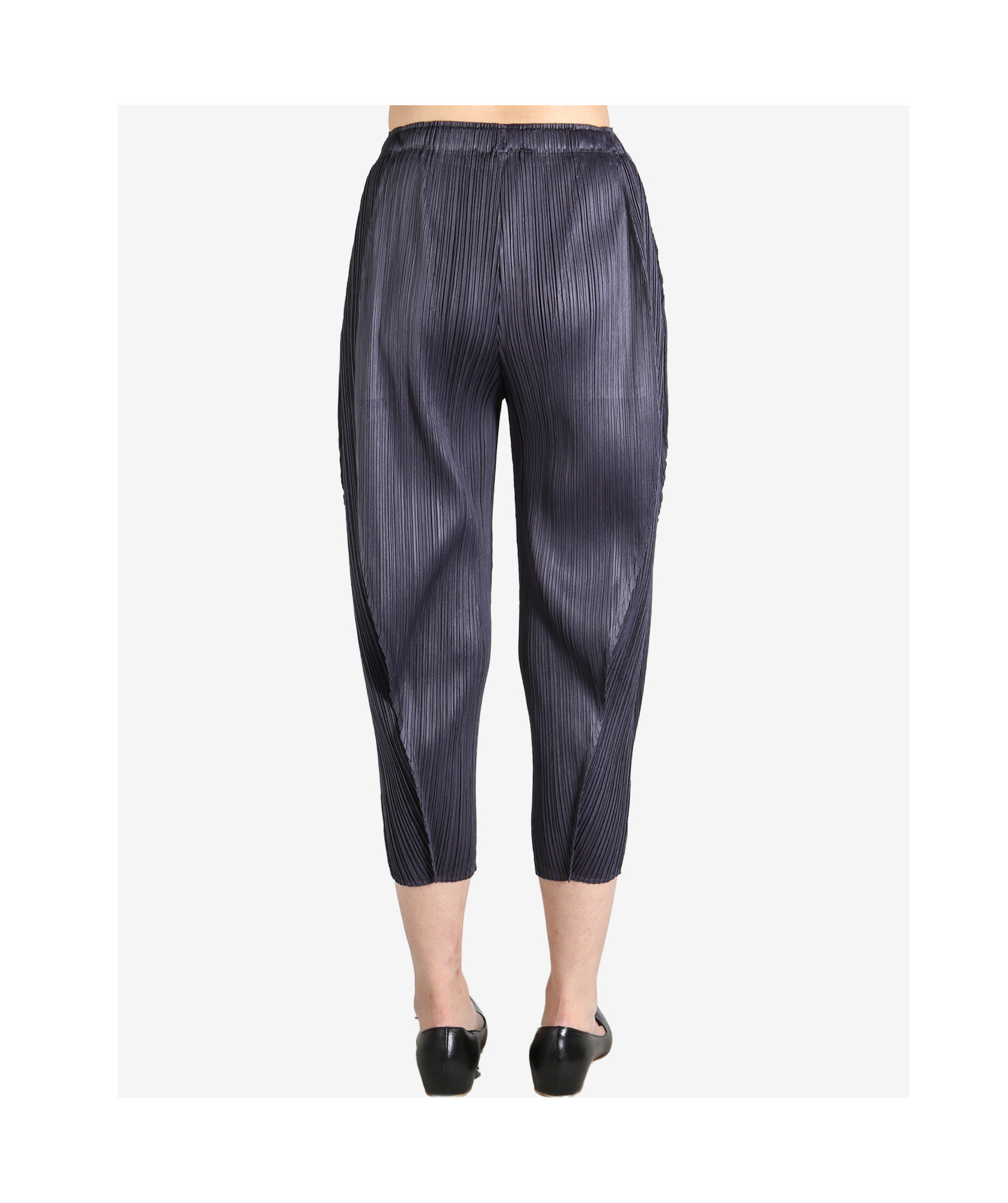 Issey Miyake Lantern Trousers In Black