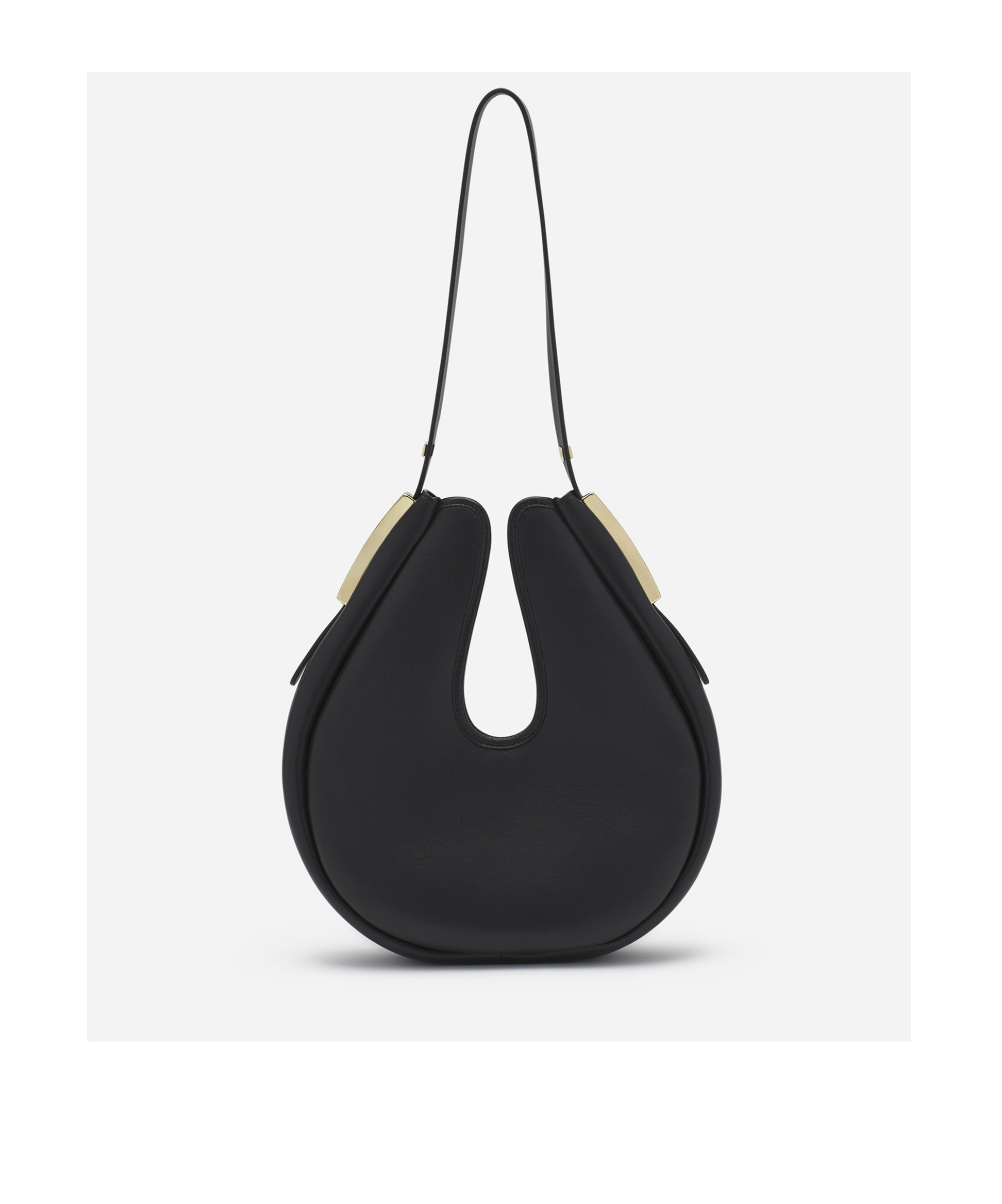 Shop Lanvin Logo-lettering Shoulder Bag In Black
