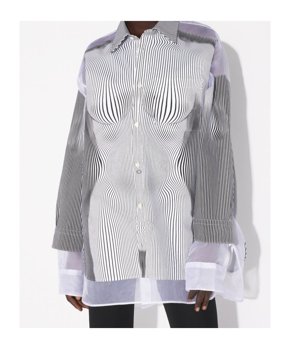 Jean Paul Gaultier Petit Grand Shirt In Gray