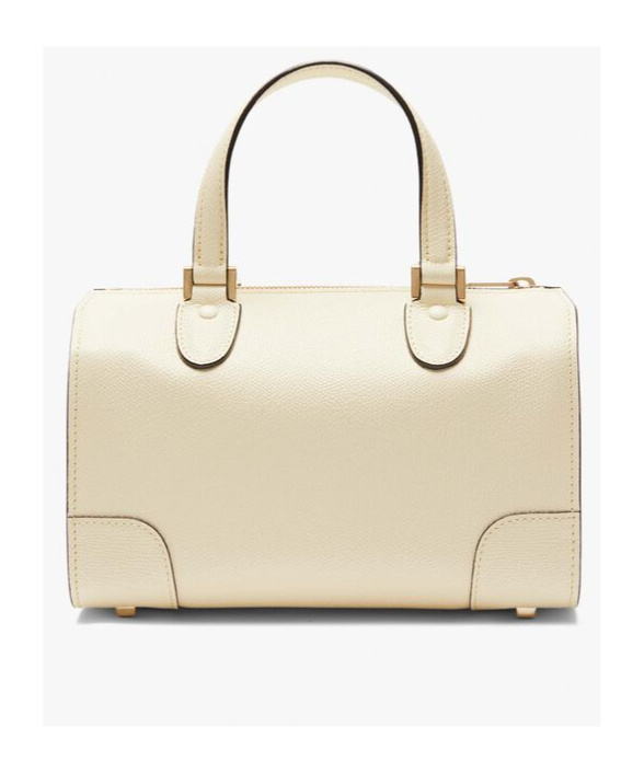 Valextra Babila Boston Bag In Nude