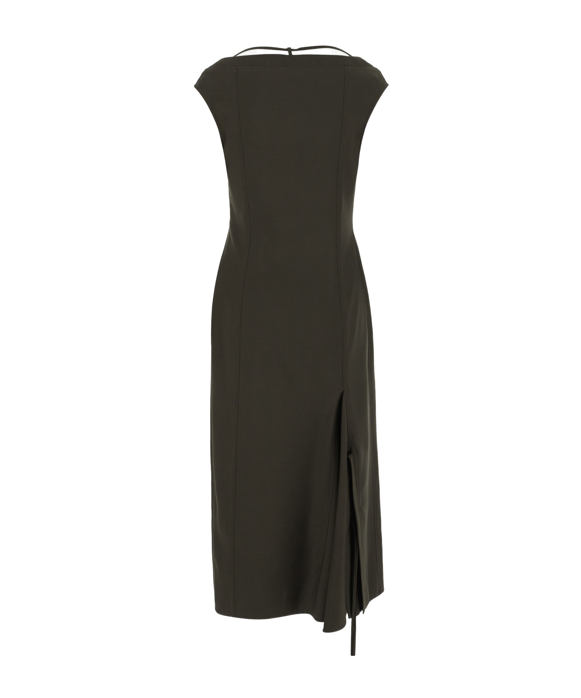 Gucci Square Neck Dress In Black