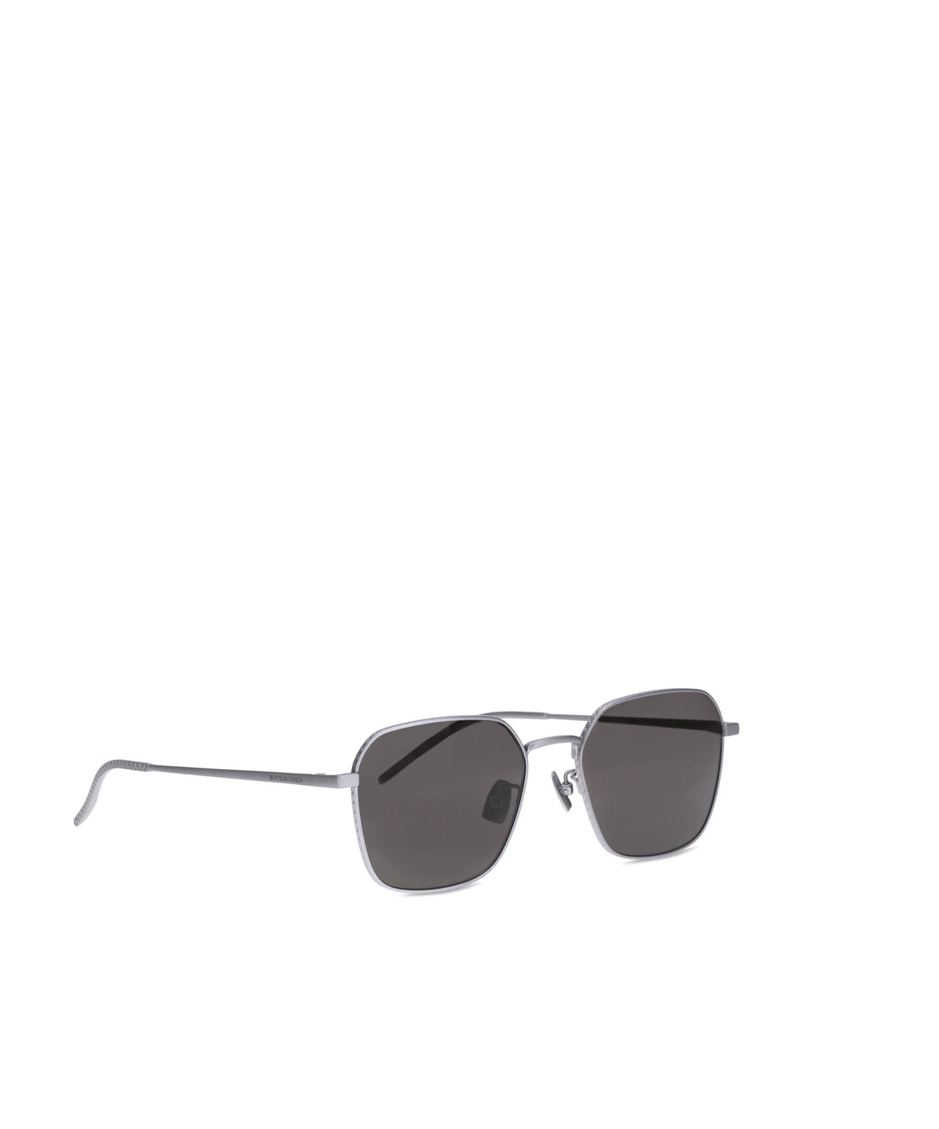 Bottega Veneta Square Frame Sunglasses In Gray