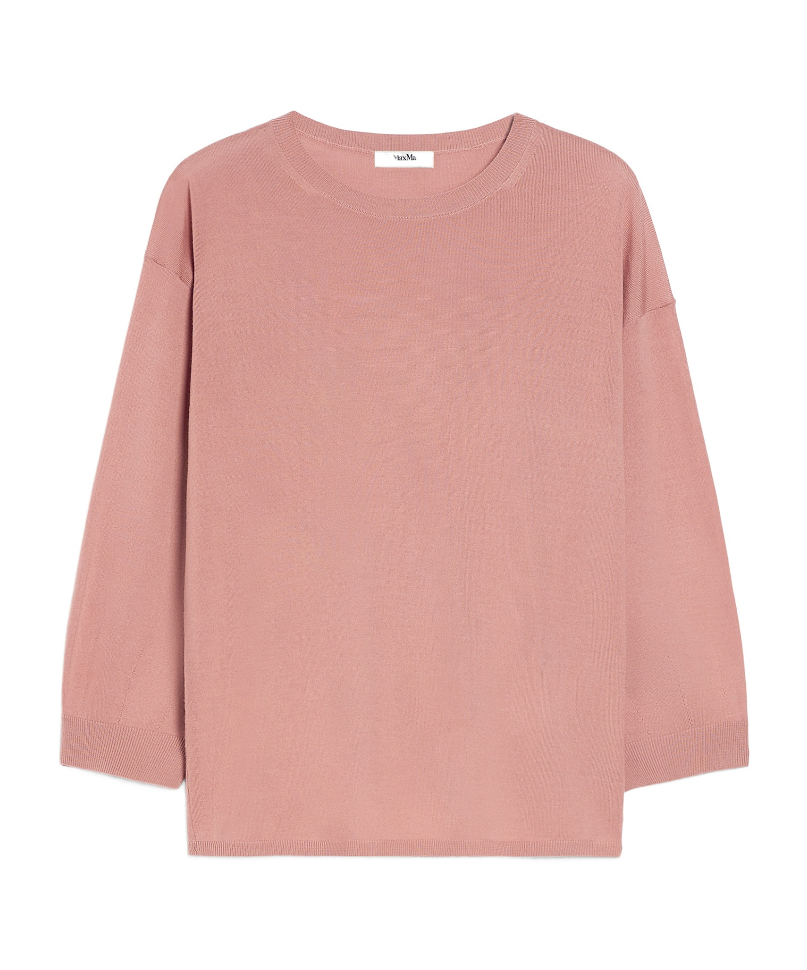 Max Mara Lightweight Wool Yarn Sweater In Pink