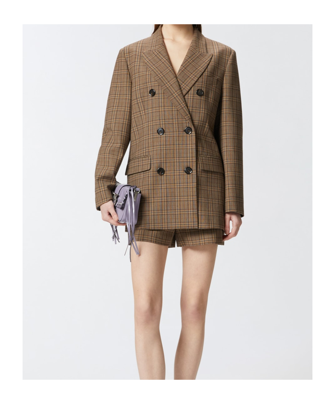 Pinko New Guinea Blazer And Suits In Brown