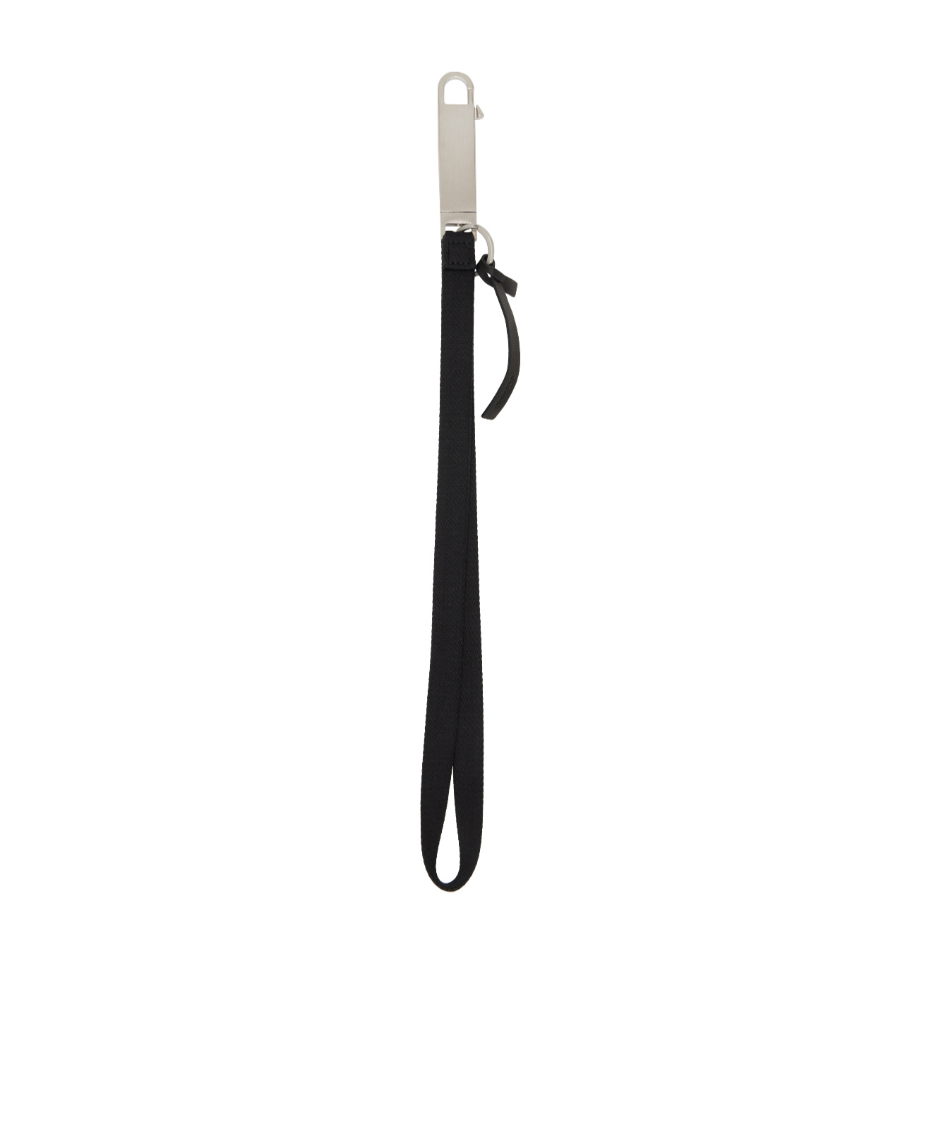 Rick Owens Lobster Clasp Keychain In Black