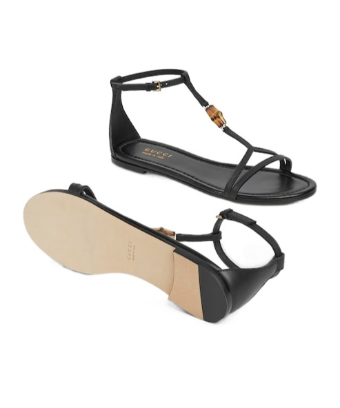 Gucci Women's Sandal With Bamboo Detail