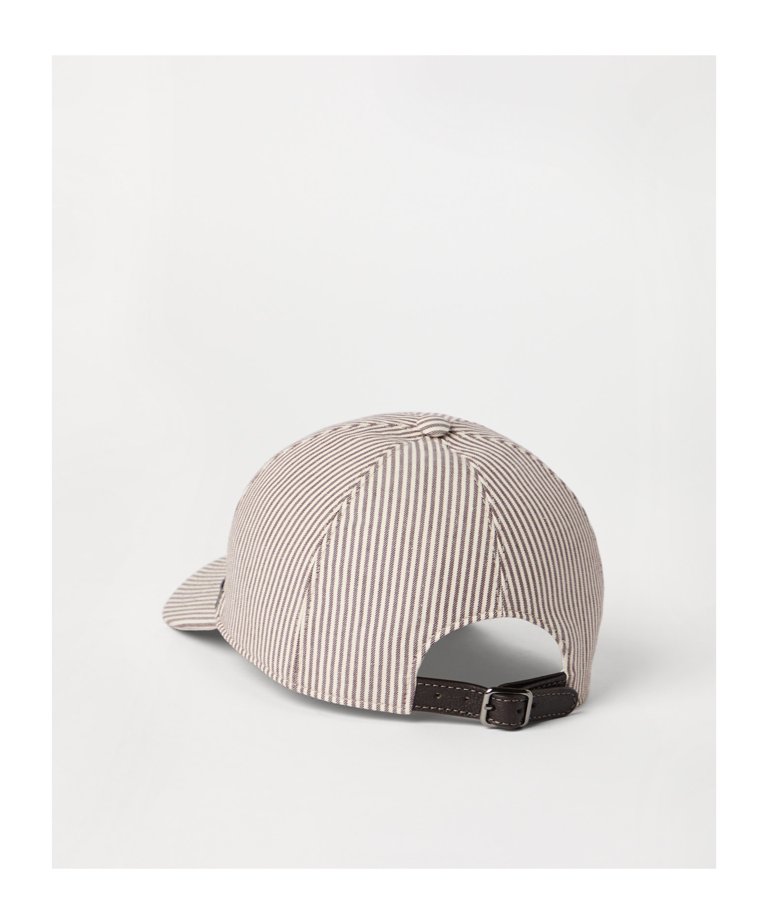 BRUNELLO CUCINELLI STRIPED CAP