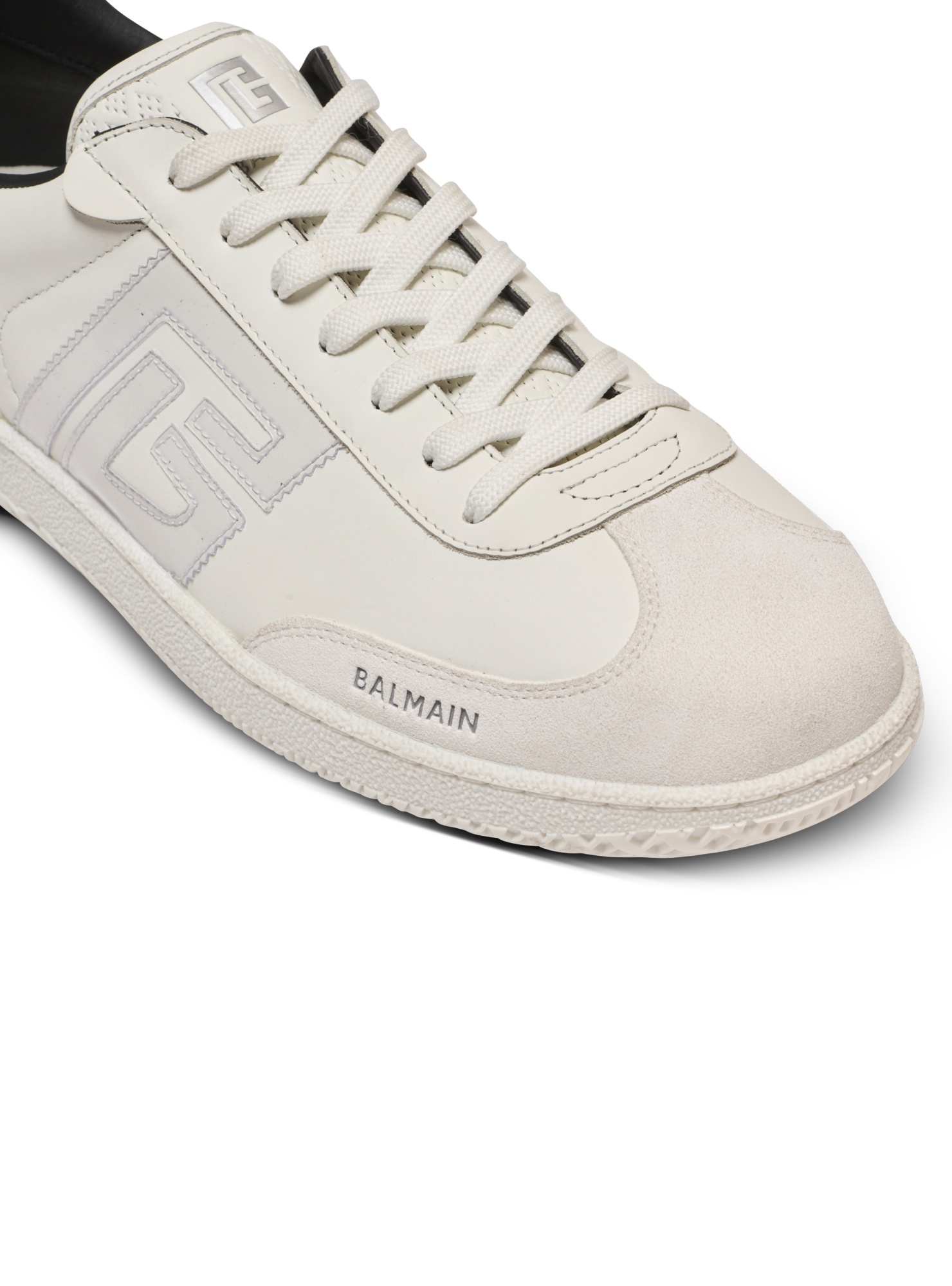 Balmain Swan Sneakers In White