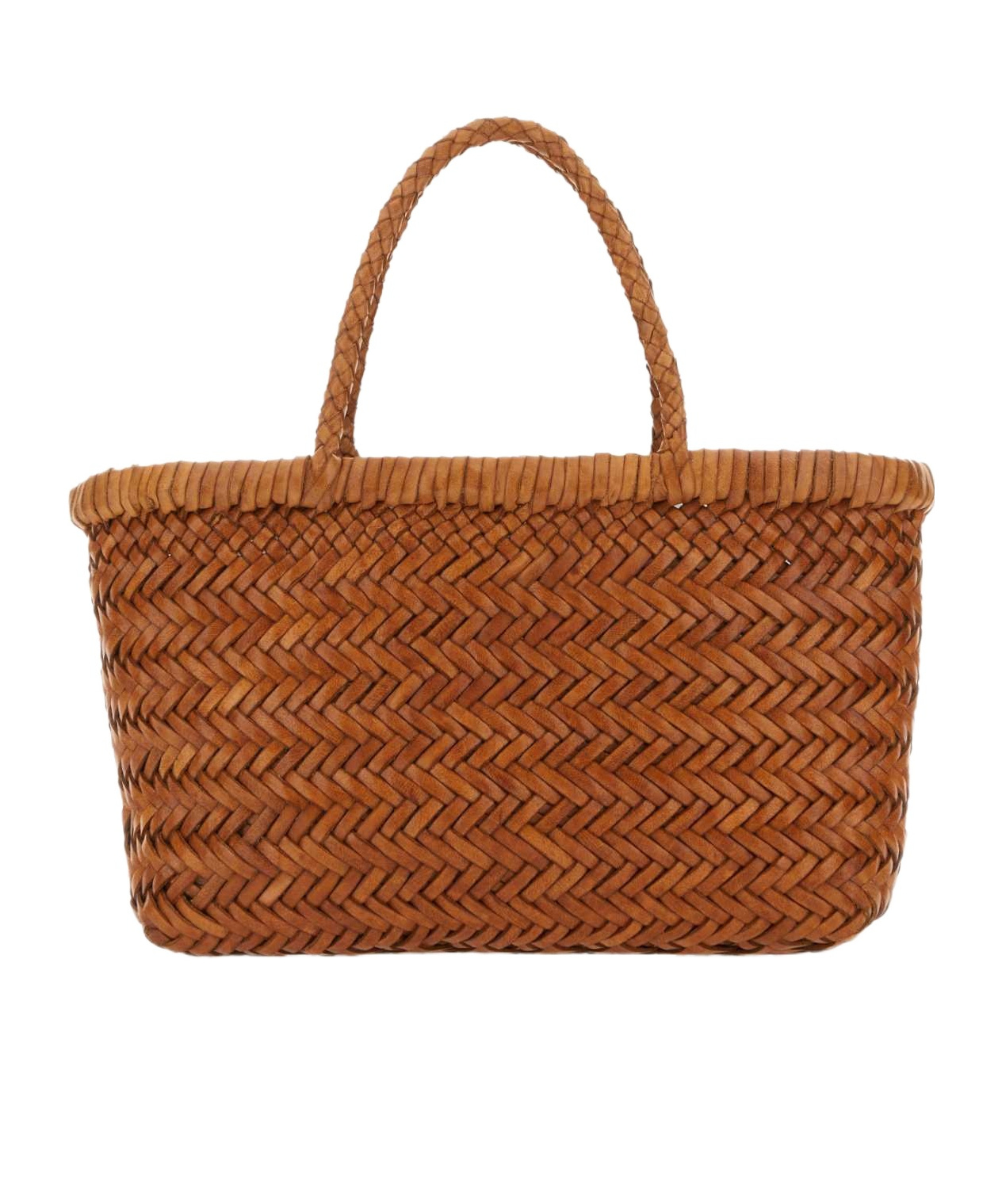 Dragon Diffusion Flat Gora Mini Tote Bag In Brown