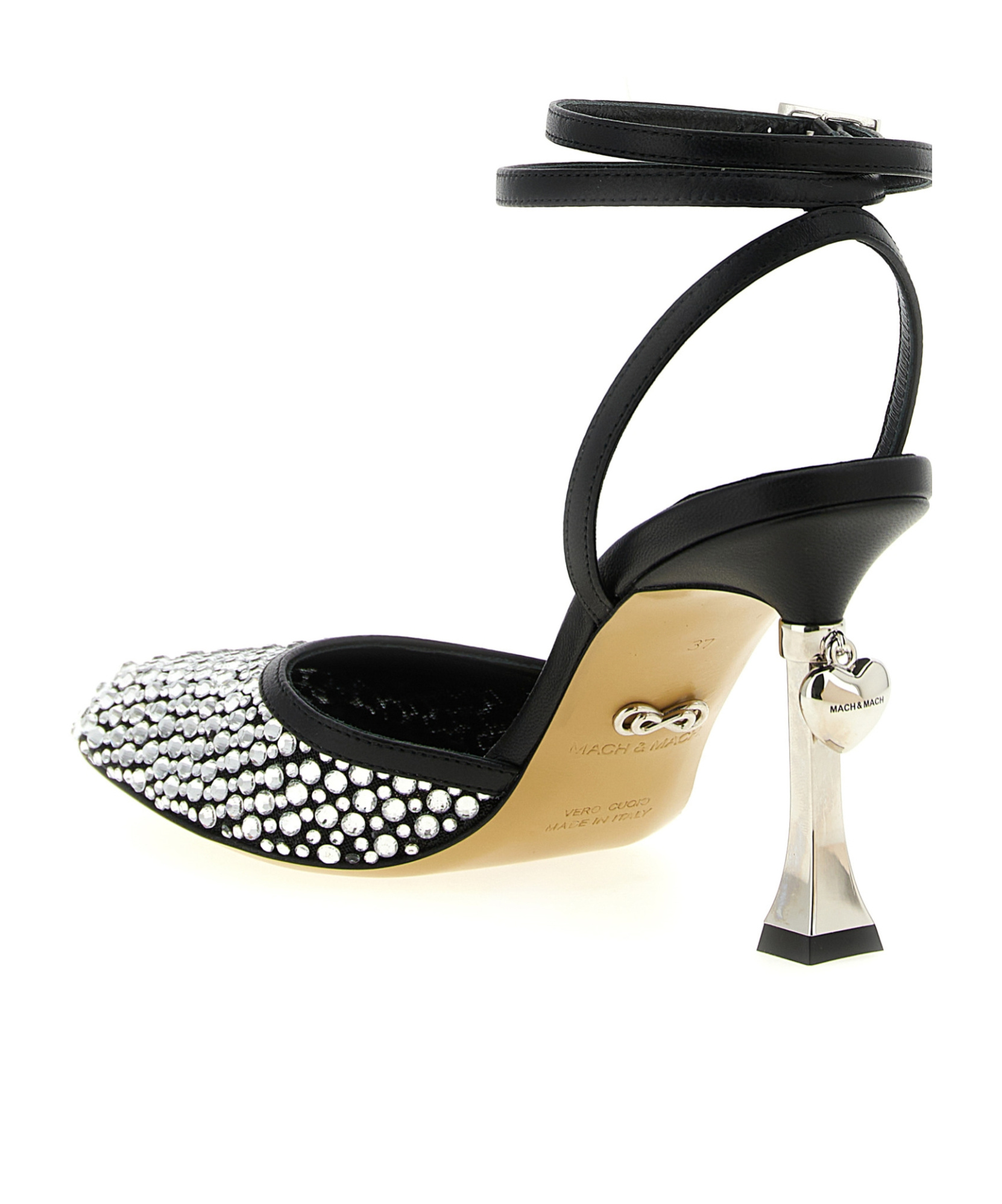 Machmach Mach Mach Puffy Heart Ring Pumps In Black
