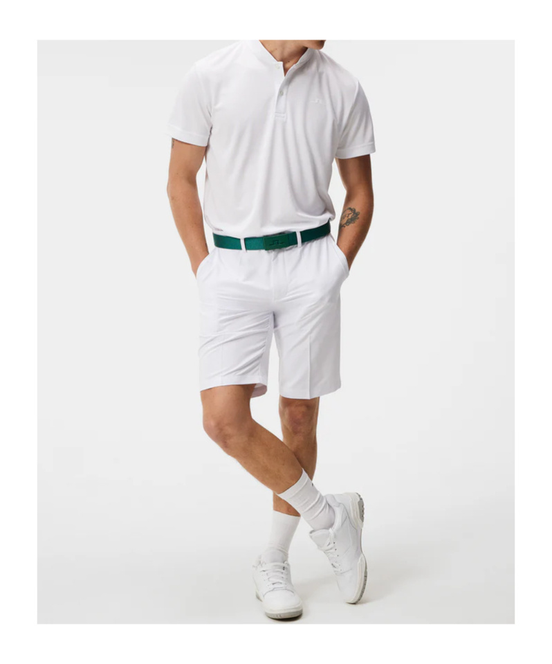 J. Lindeberg Logo Polo Shirt In White