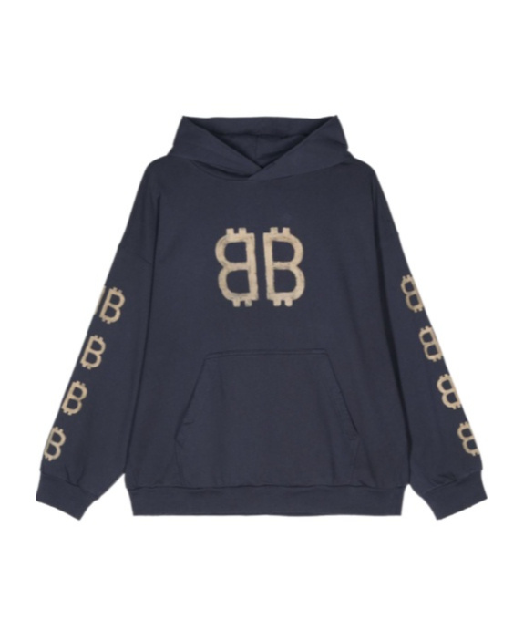 Balenciaga Long-sleeved Sweater In Black