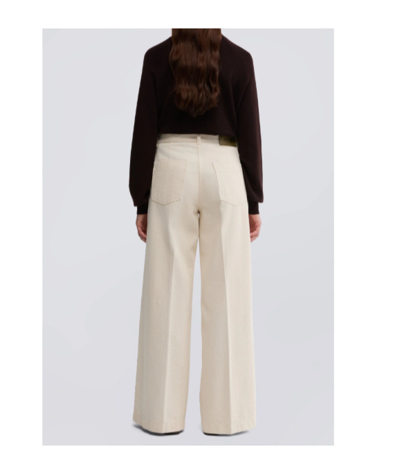Aspesi Wide-leg Casual Pants In Neutral