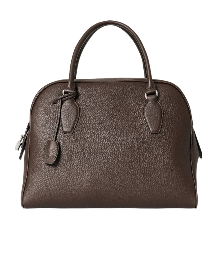 The Row Zipper Handbag In Brown