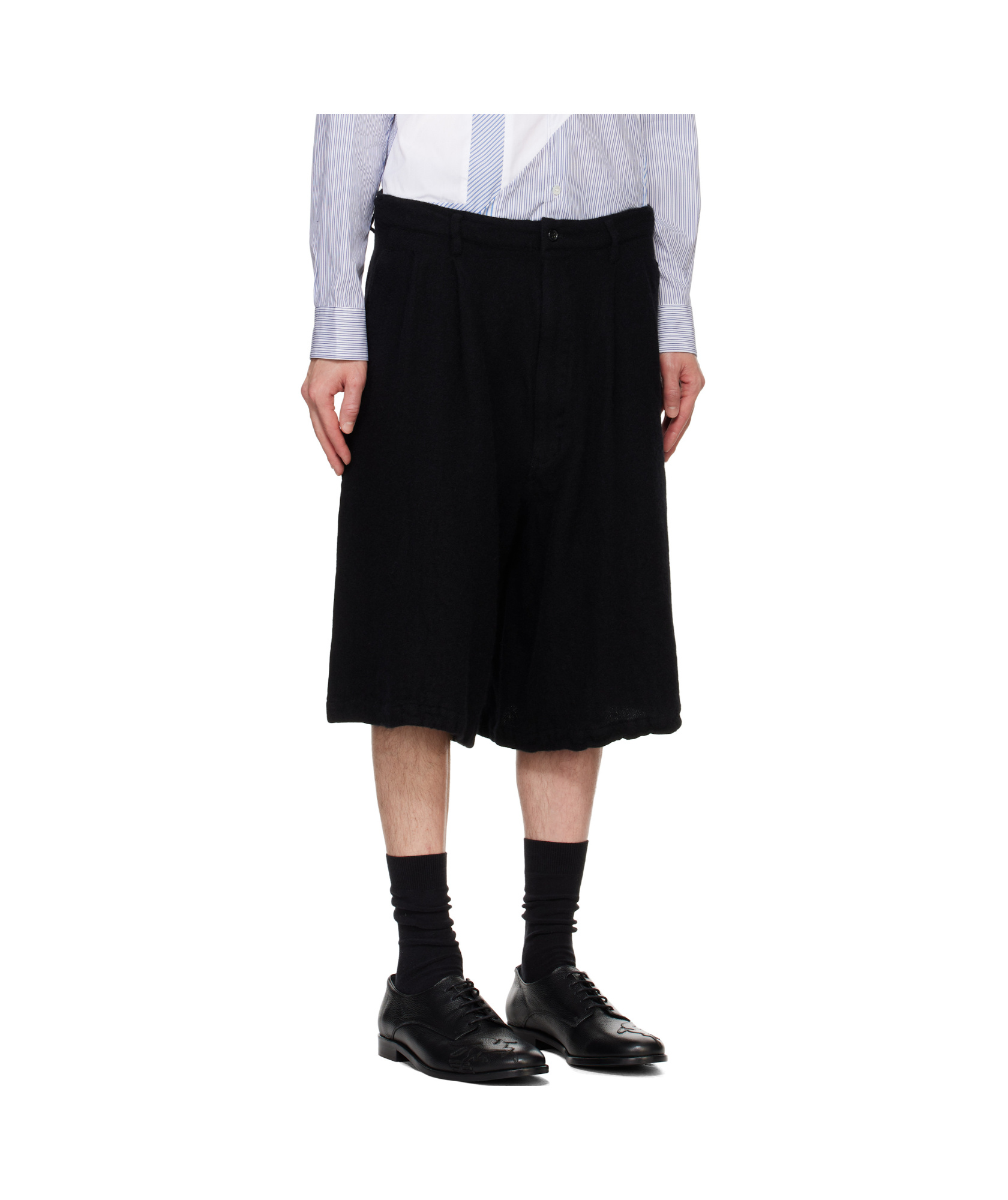 Comme Des Garçons Serge Shorts In Black