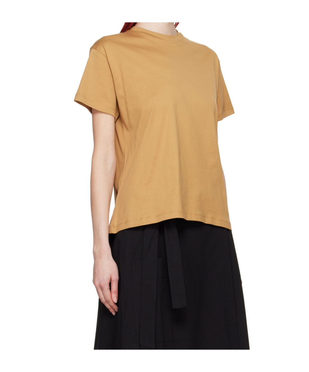 Studio Nicholson Item O-neck Short-sleeved T-shirt In Nude