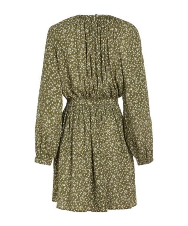Tommy Hilfiger Long-sleeved Dress In Green