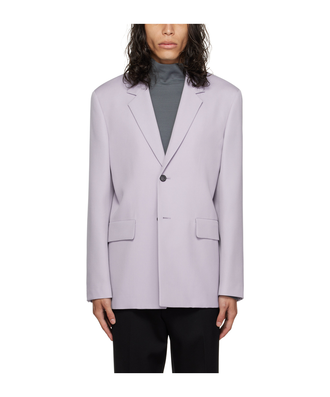 Jil Sander Single-breasted Suit Jacket In Multicolor