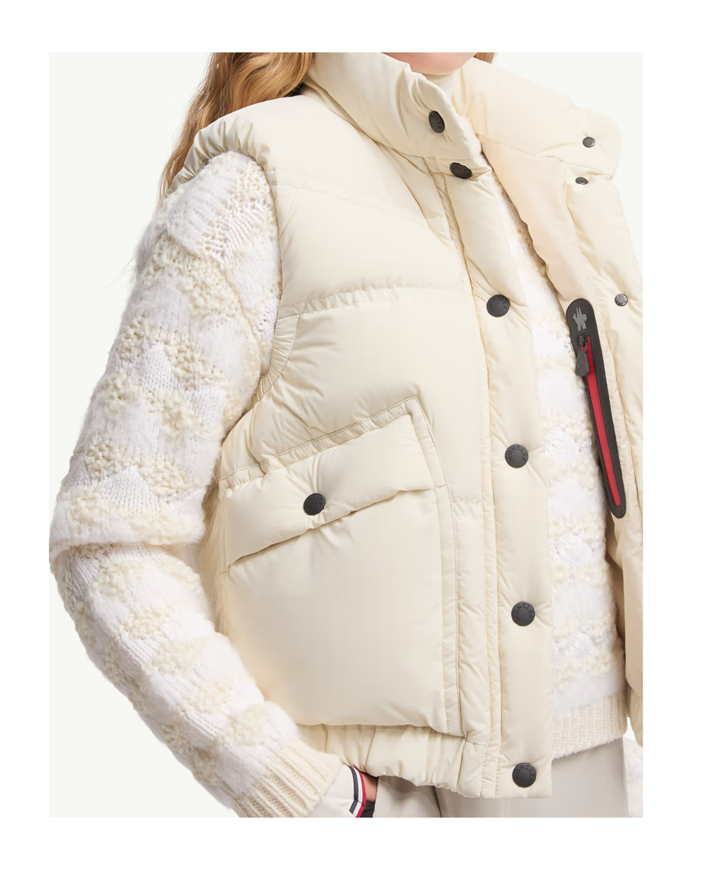 Moncler Baise Down Vest In White