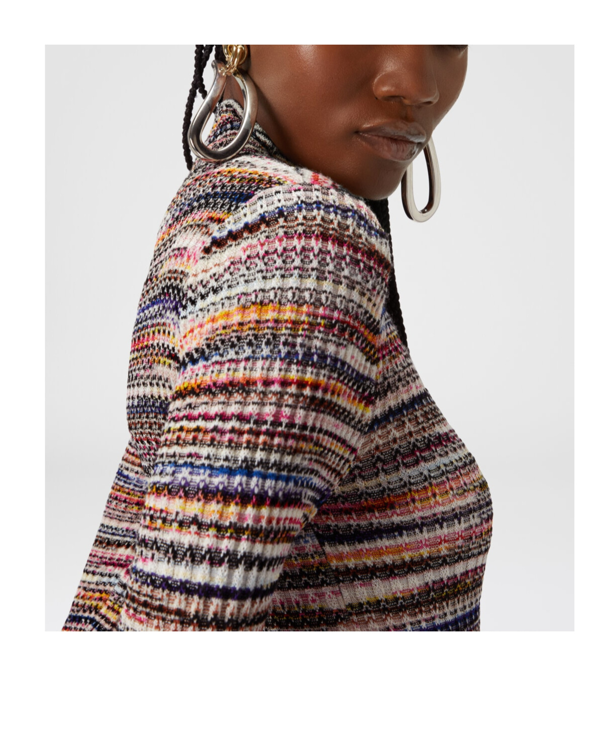 Shop Missoni Striped Sweater In Multicolor
