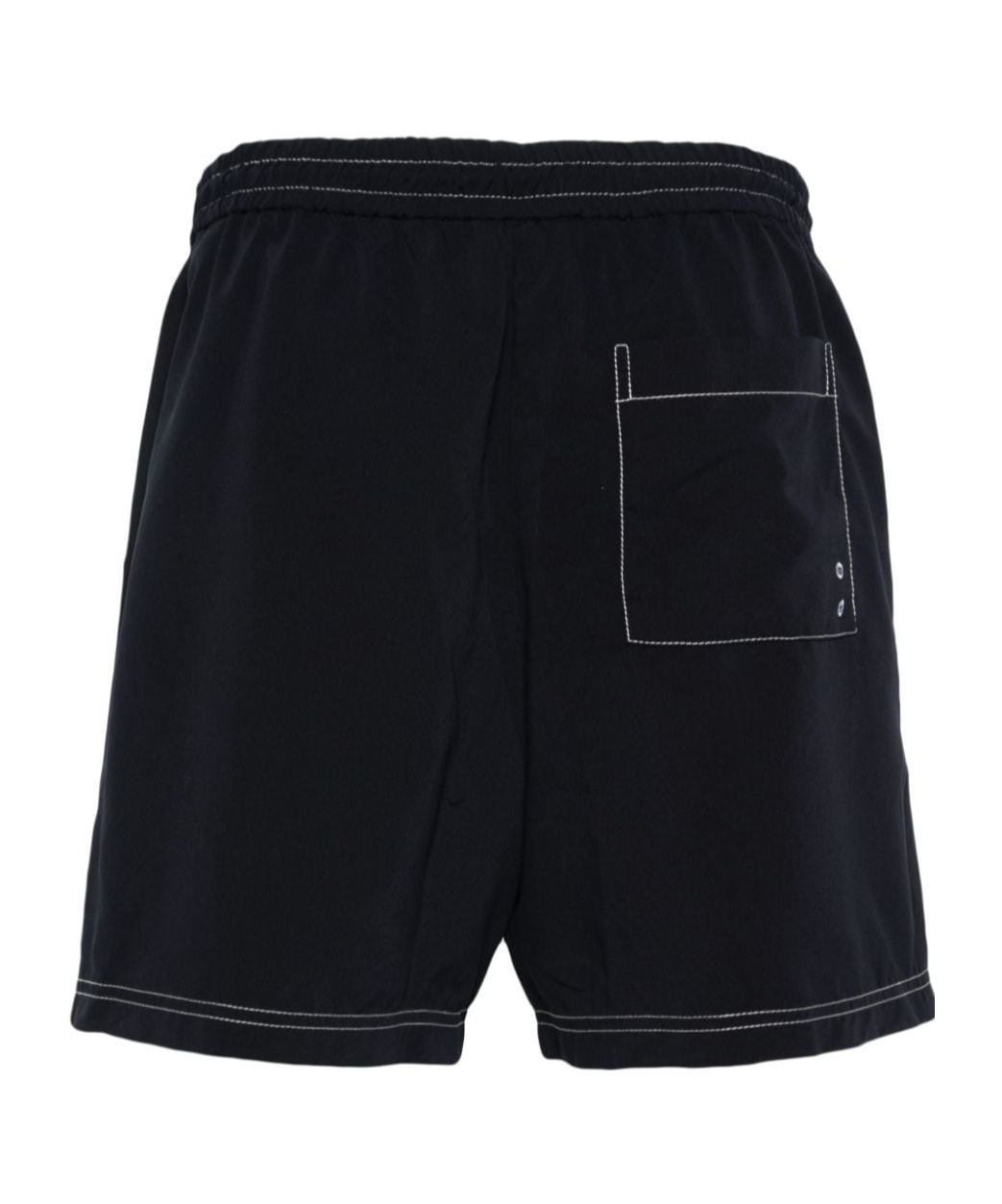 Apc Logo-embroidered Swim Shorts In Black