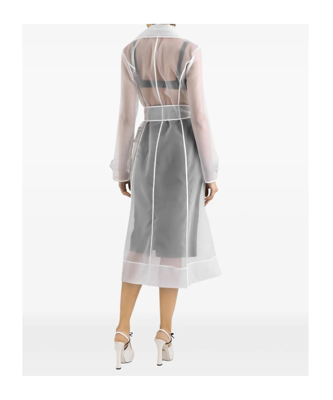 Shop Dolce & Gabbana Double-breasted Trench Coat In White