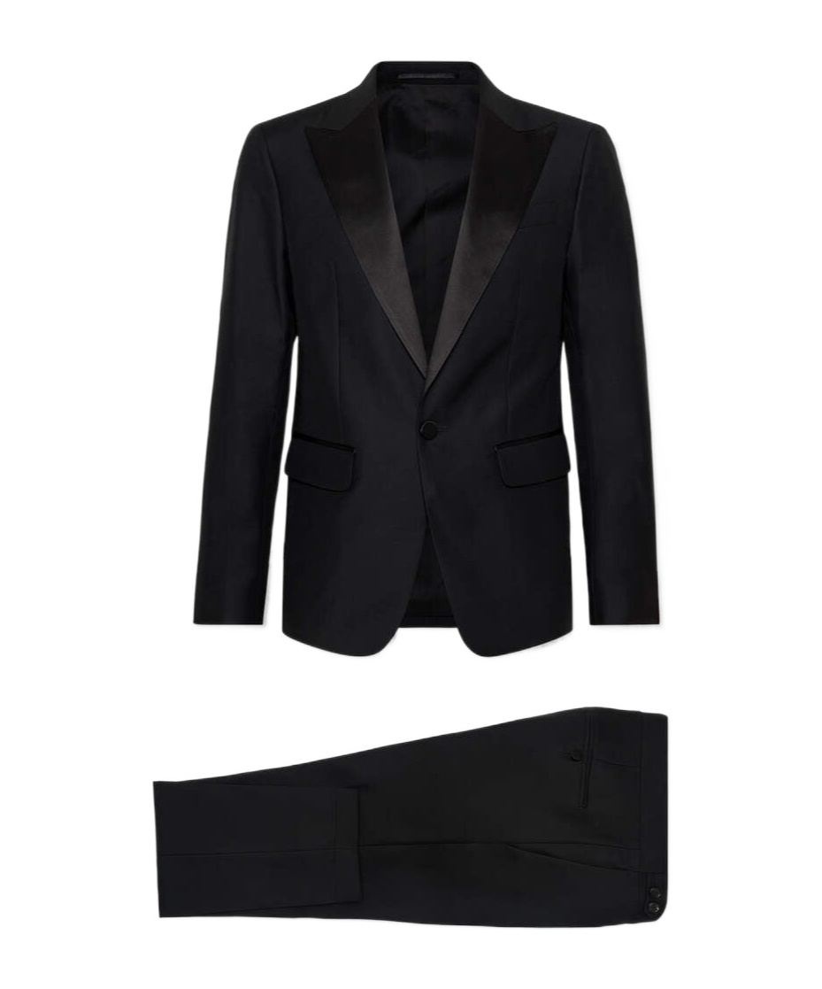 Dsquared2 Long-sleeved Suit Coat In Black