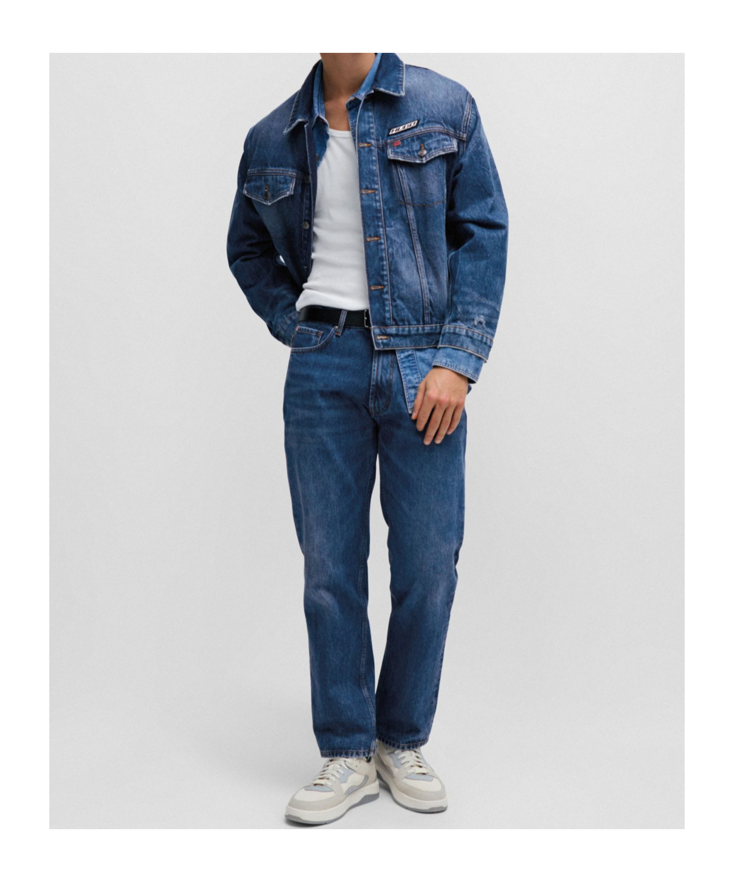 Hugo Boss Straight-leg Jeans In Blue