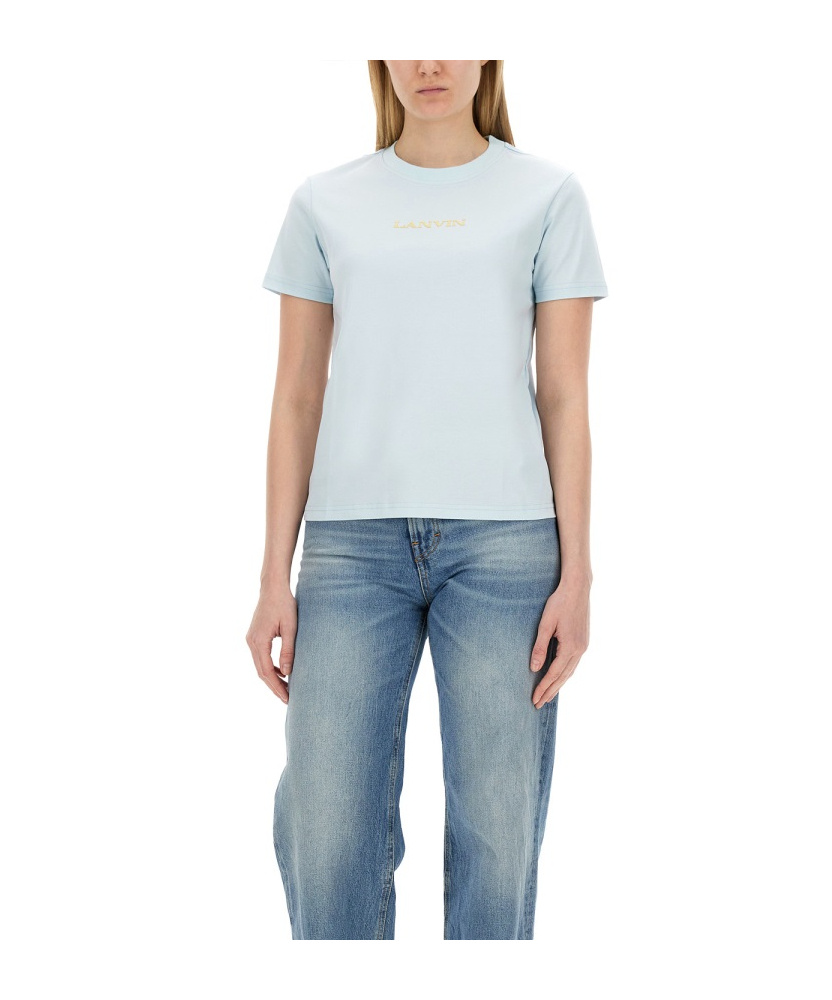 Lanvin Women's Regular Fit T-shirt In White