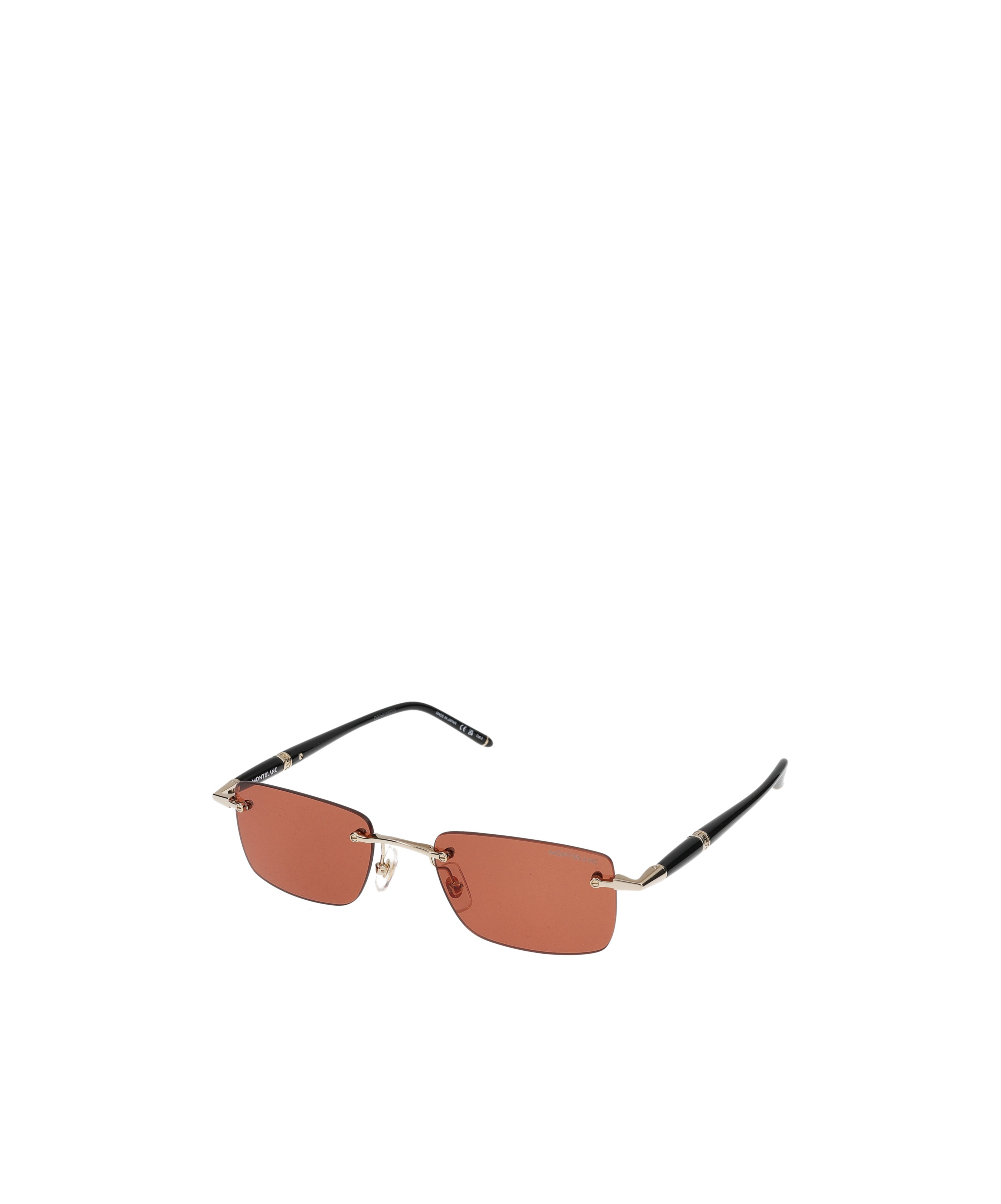 Montblanc Rectangular Sunglasses In Brown