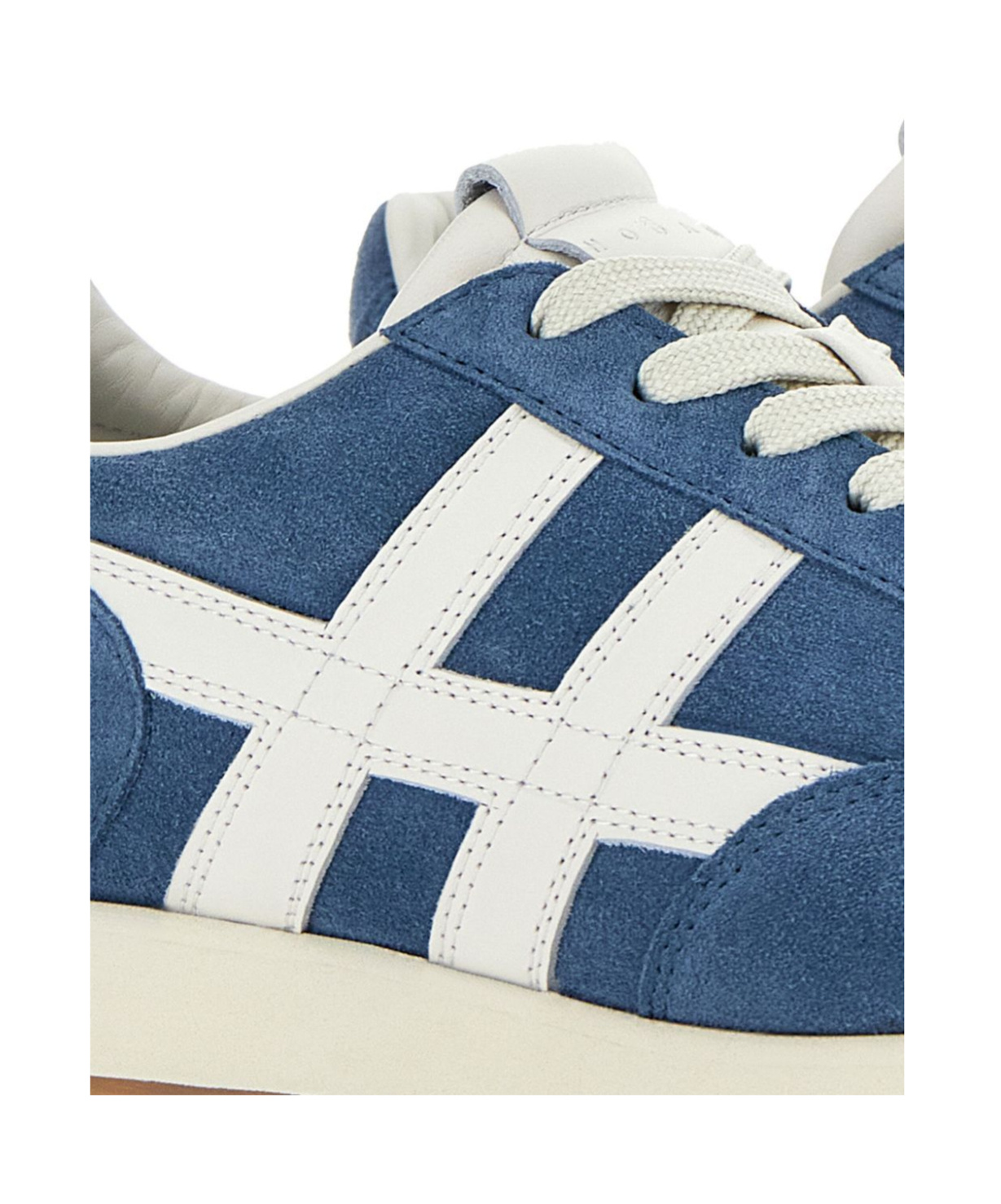 Hogan 86er Suede Sneakers Shoes In Blue