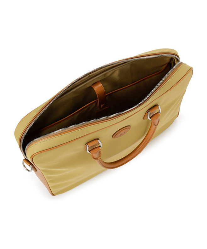 Dunhill Logo Briefcase In Green