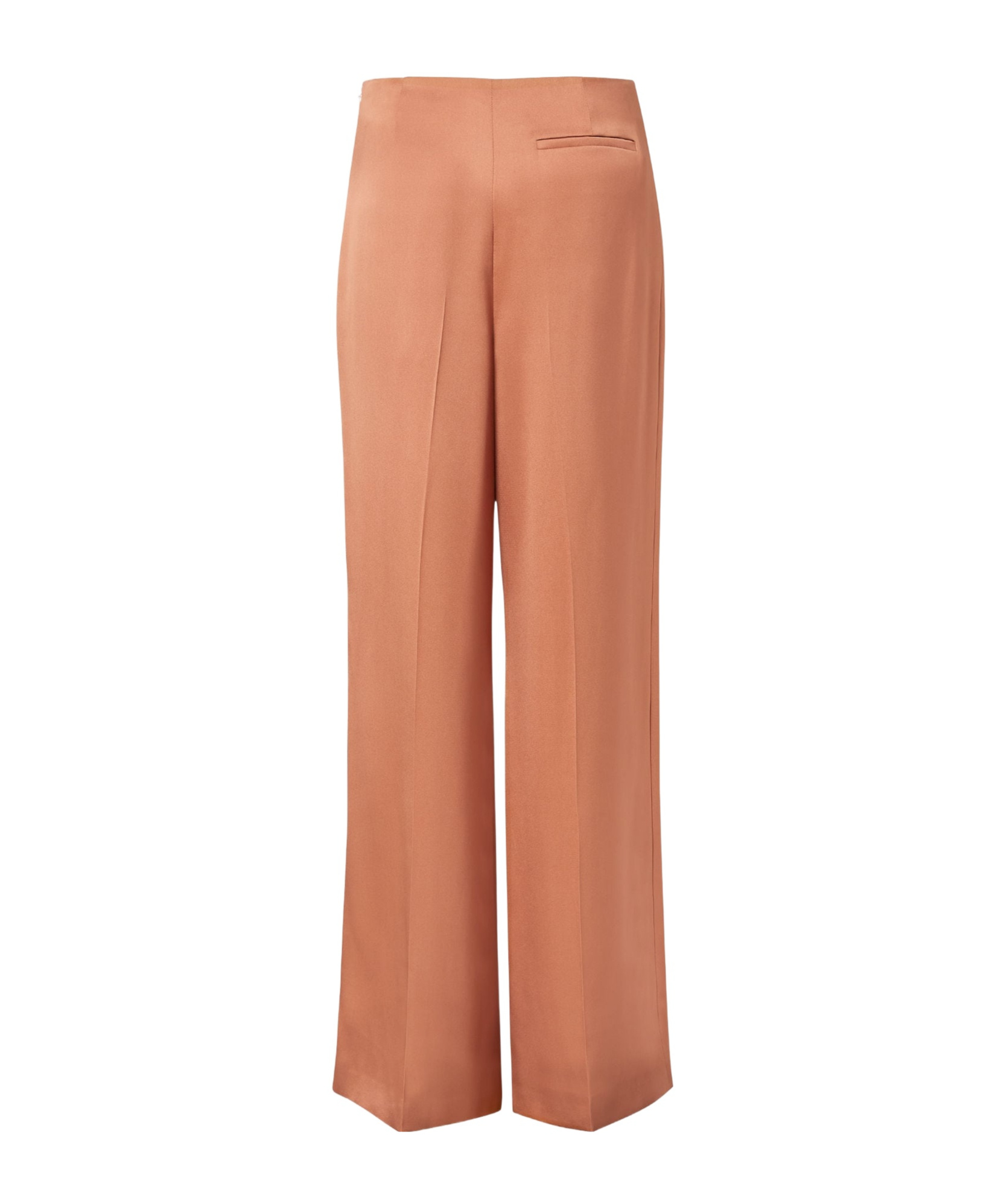 Fendi Beige Silk Trousers In Light Brown