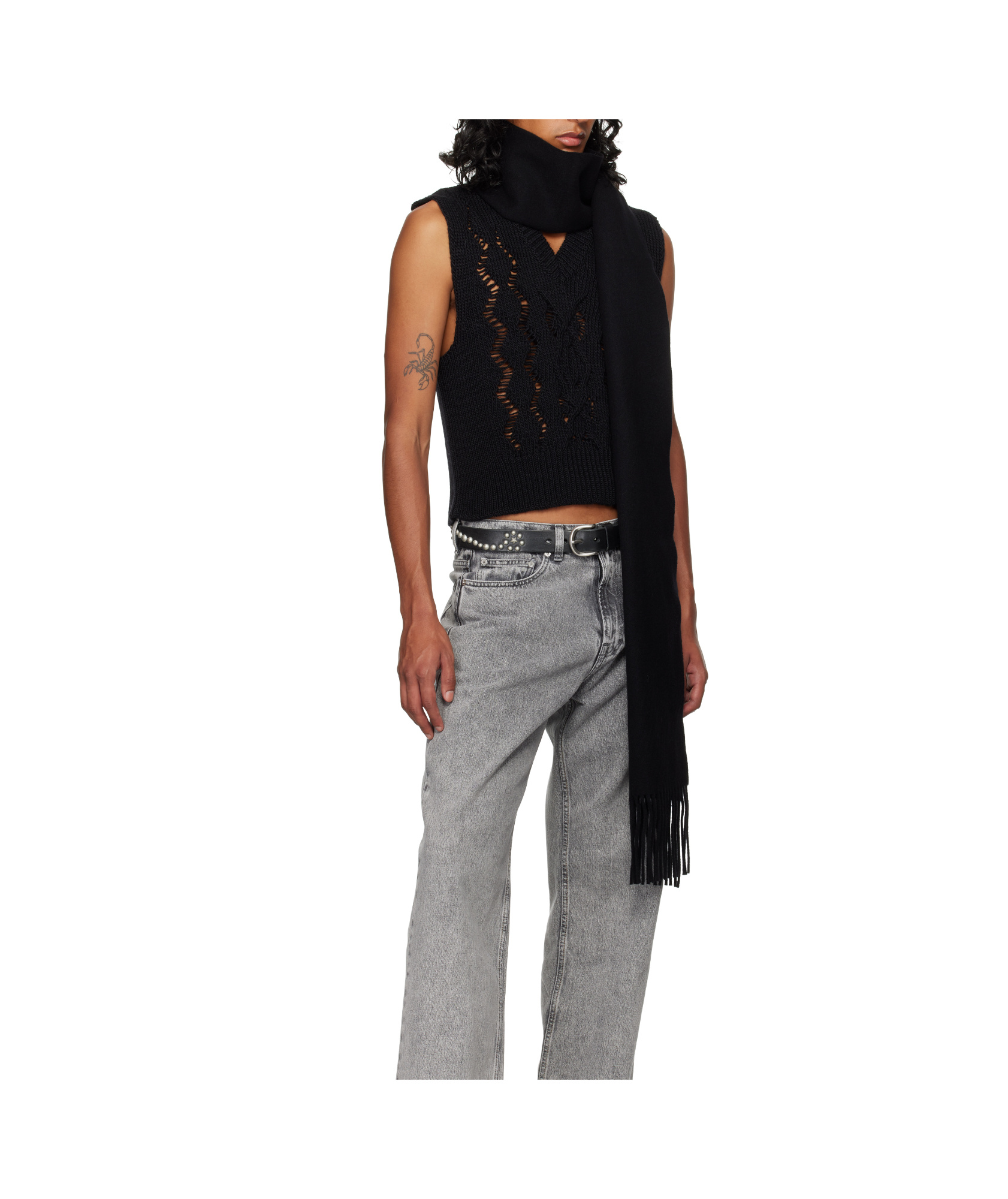 Our Legacy Estate Scarf In Black