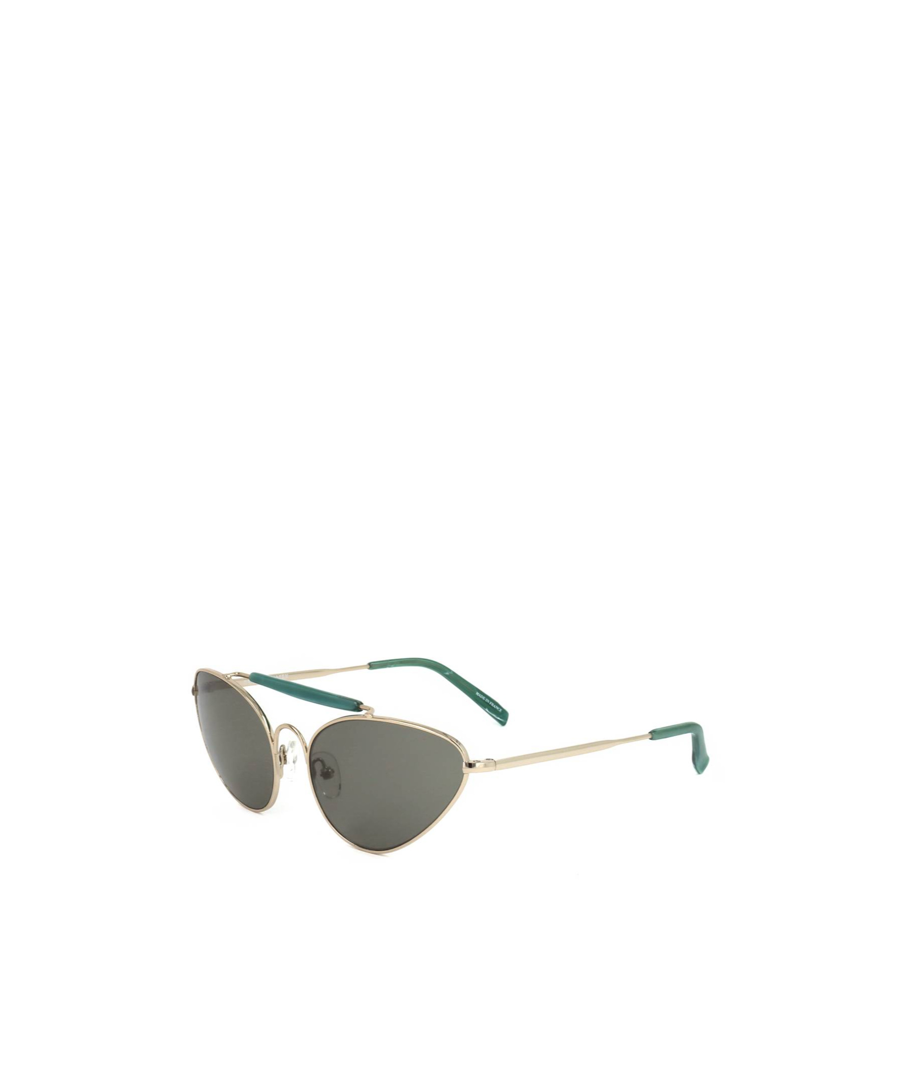 Dries Van Noten Linda Farrow X  Pilot Frame Sunglasses In Gray