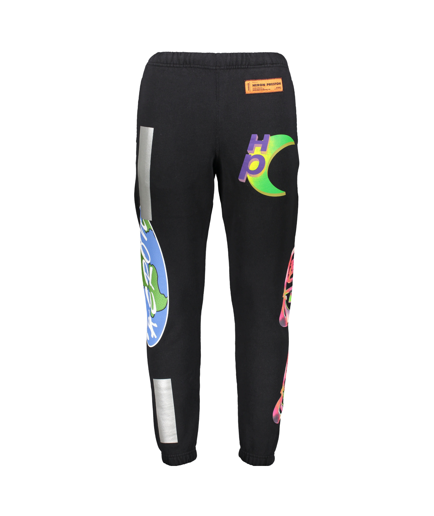 Heron Preston All-over Printed Trousers In Black