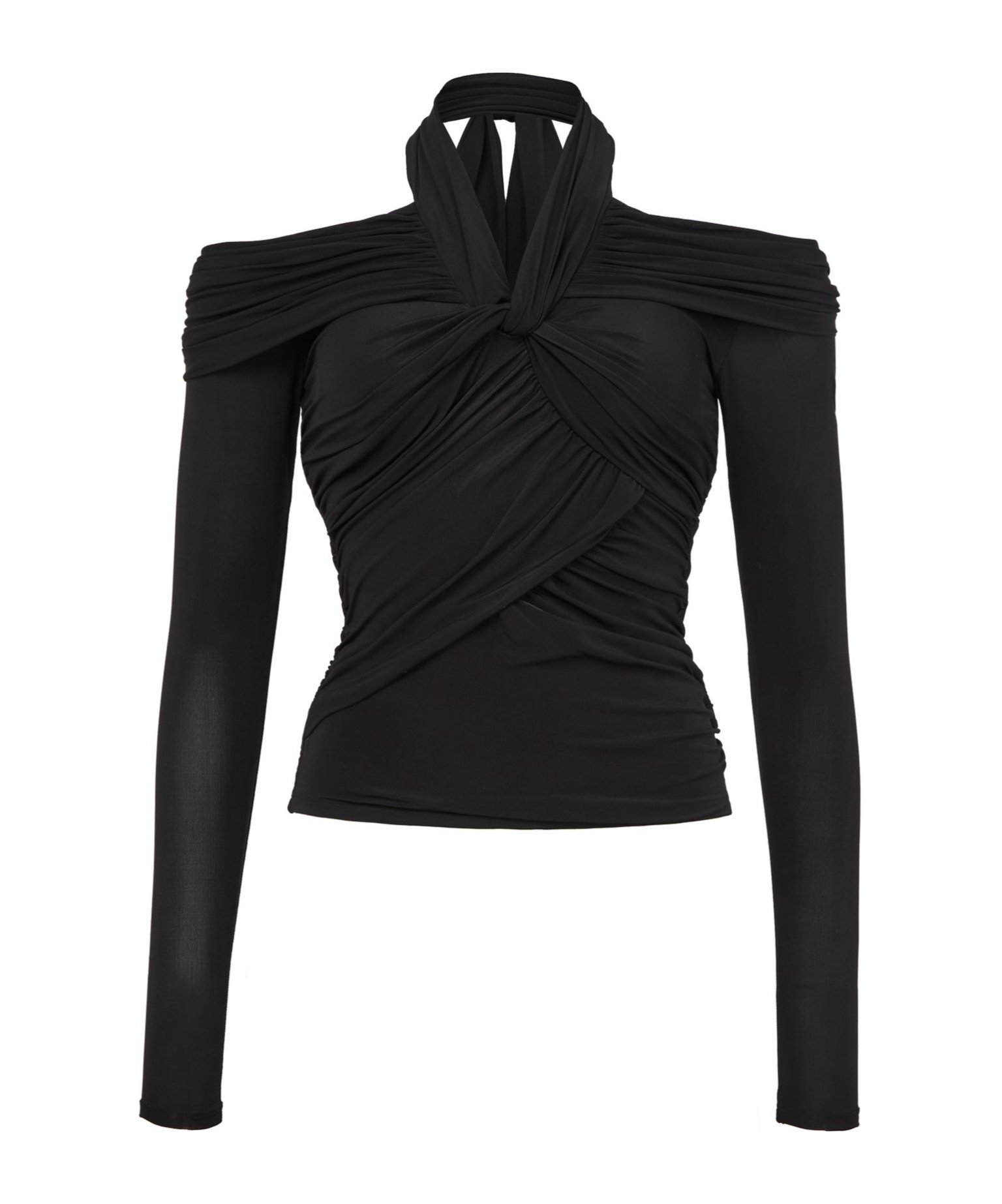 Isabel Marant Vonda Long-sleeved Top In Black