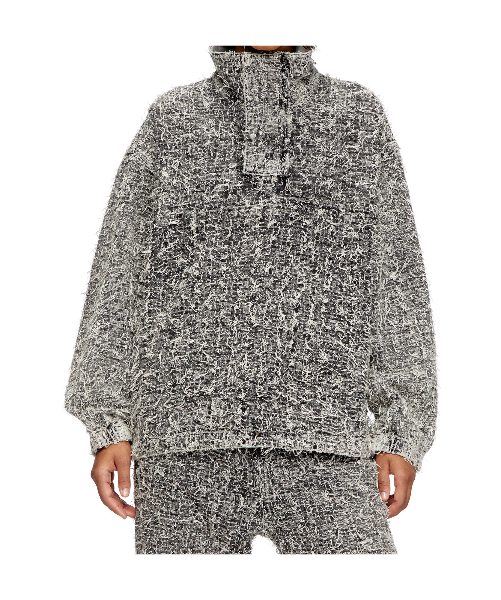 Diesel Gray D-flow-s2 Turtleneck In Gray