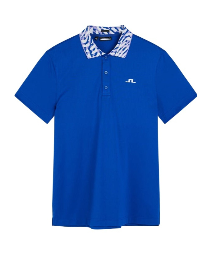 J. Lindeberg Short-sleeved Polo Shirt In Blue