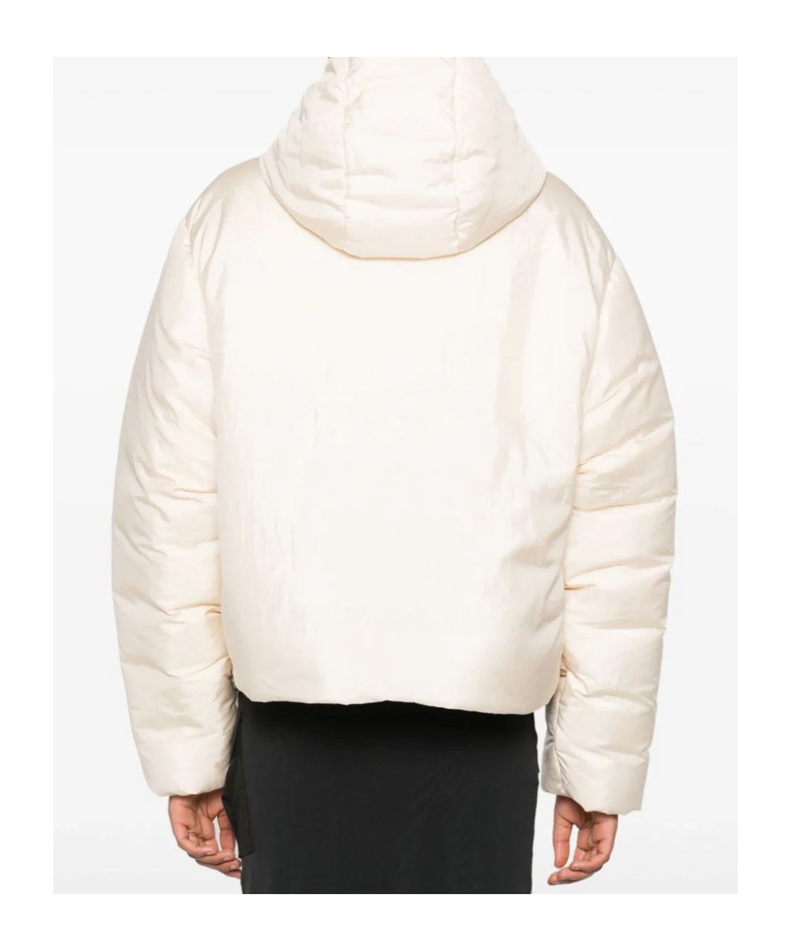 Shop Jil Sander Puffer Jacket In White