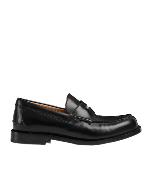 Gucci Men's Loafer With Removable Detail In Black