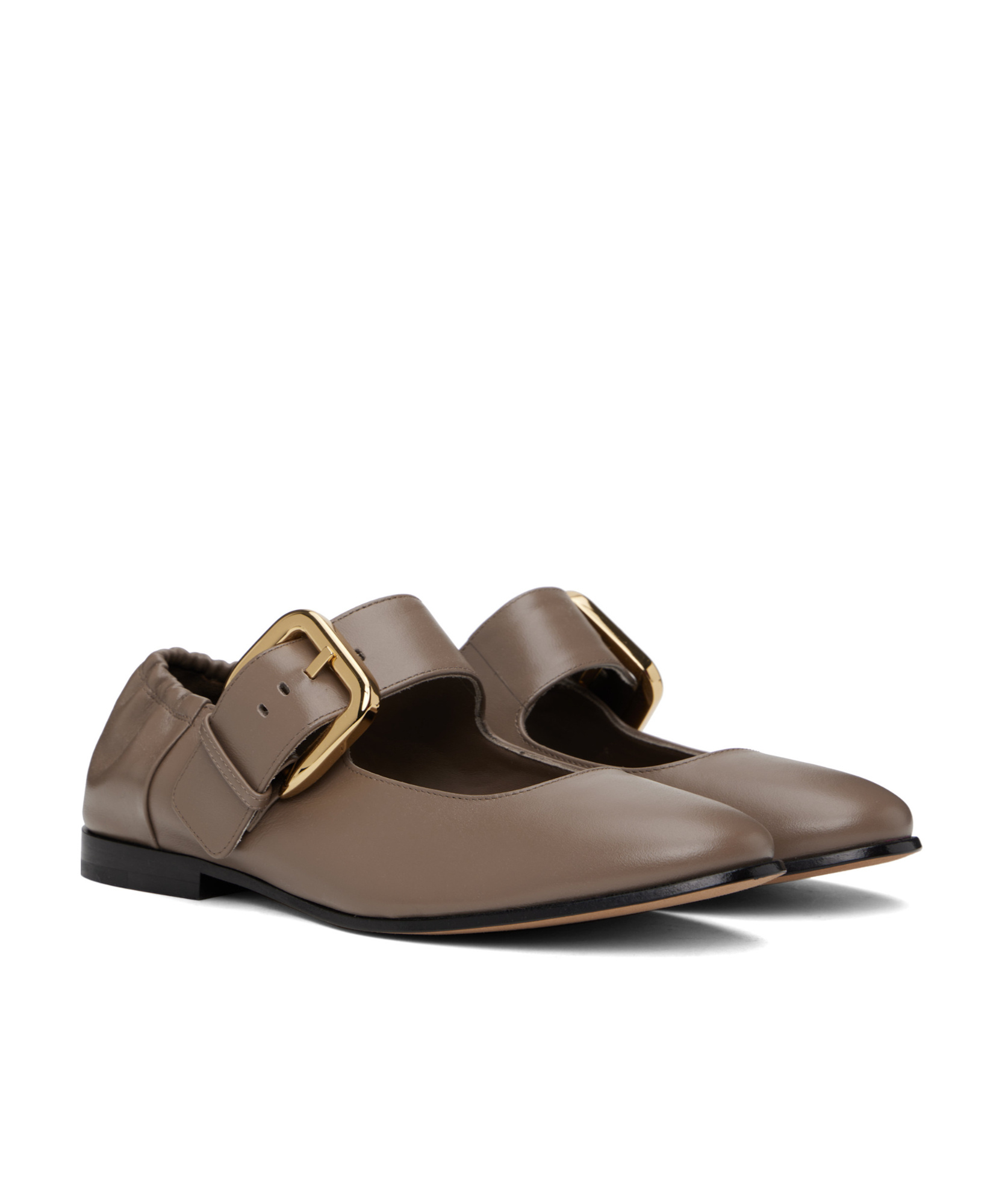 Bottega Veneta Round Head Ballet Shoes In Multicolor