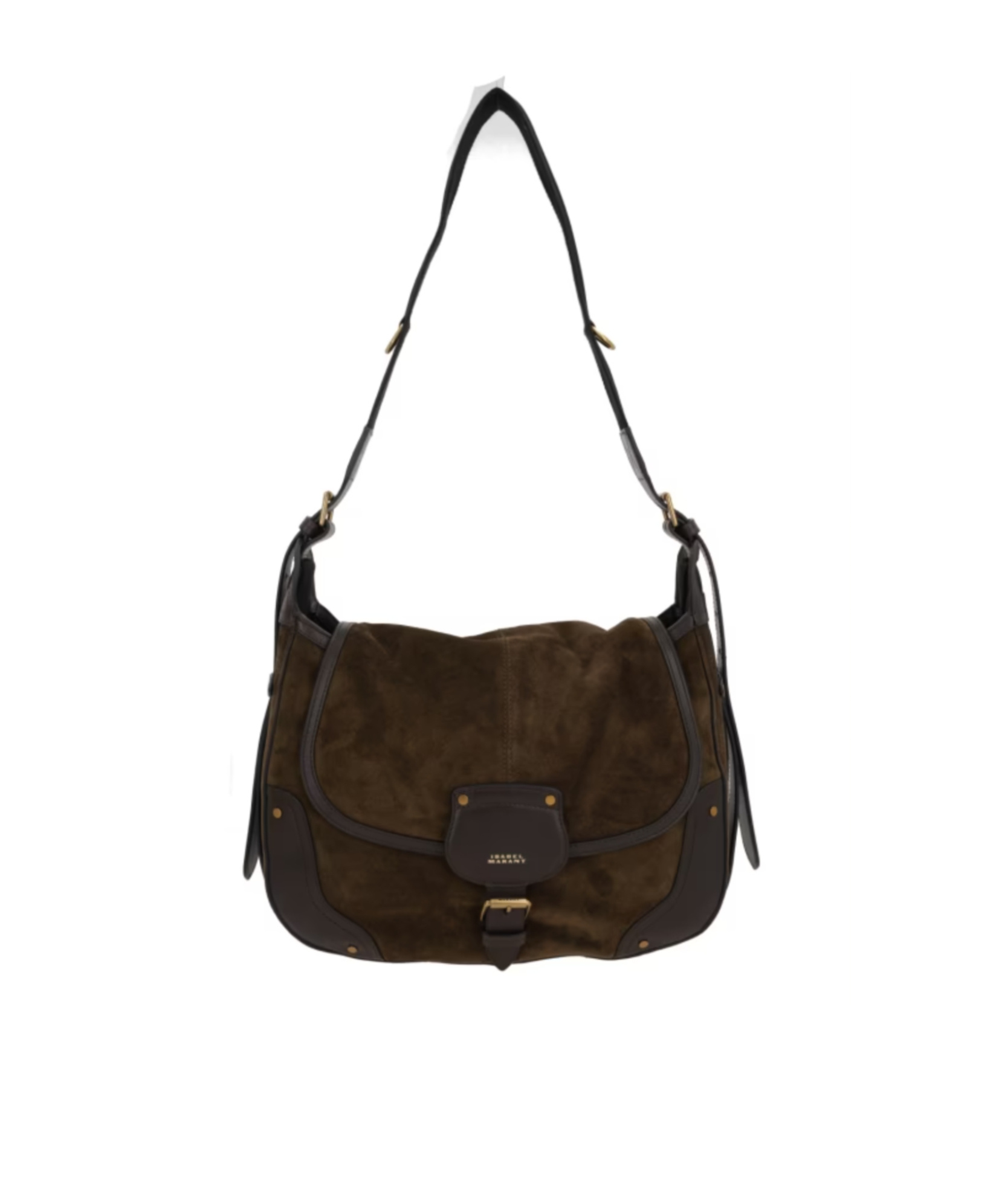 Isabel Marant Adjustable Strap Shoulder Bag In Black