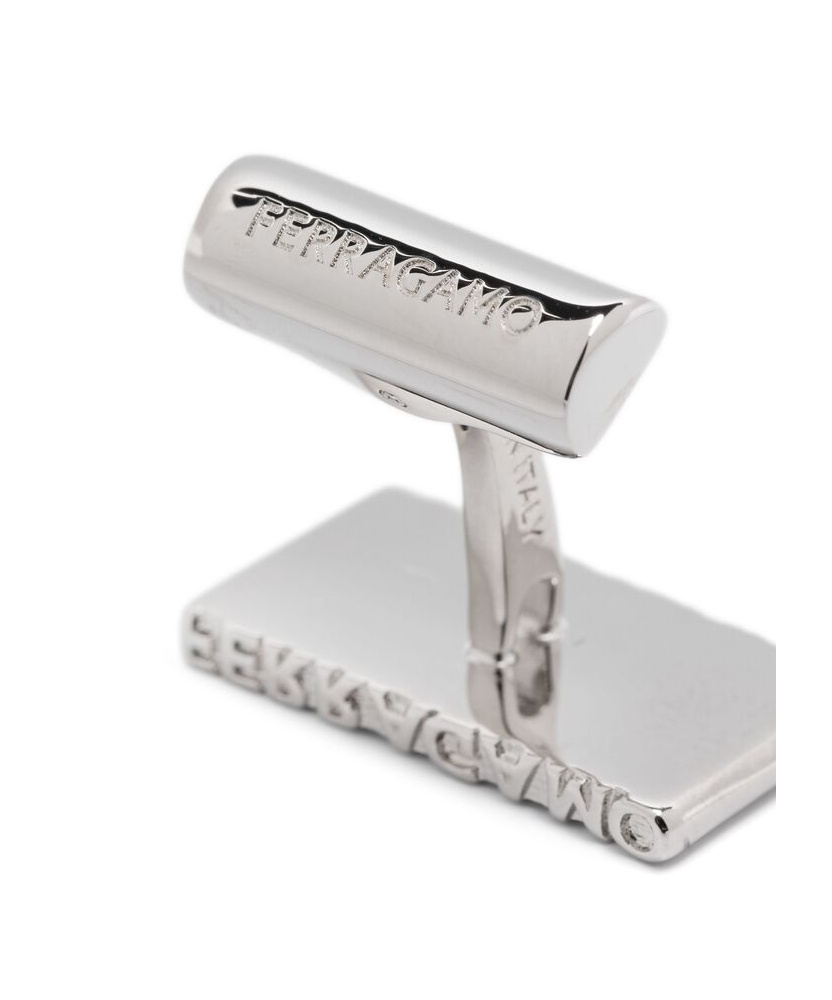 FERRAGAMO GROOVED CUFFLINKS 