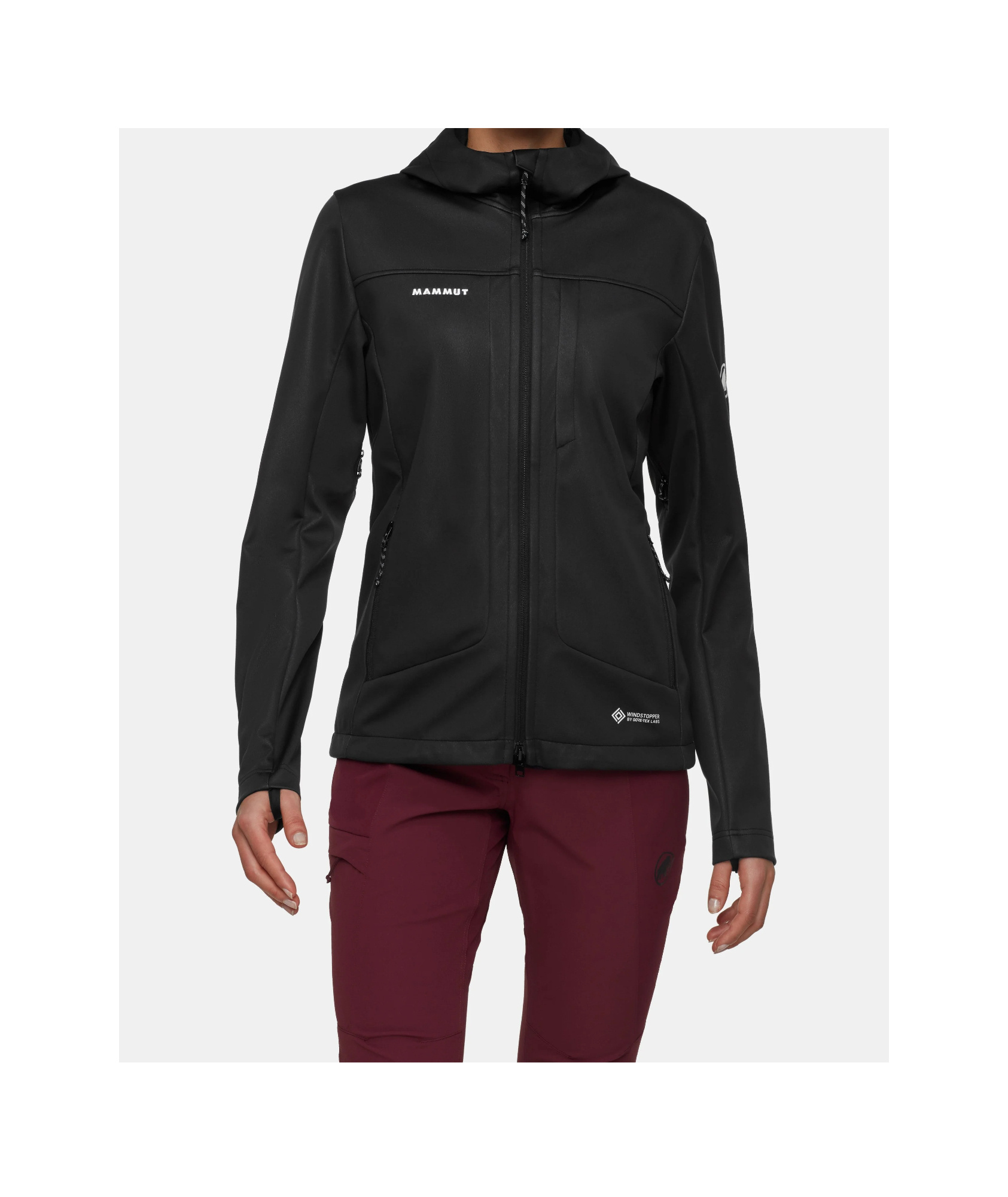 Mammut Hooded Jacket In Black