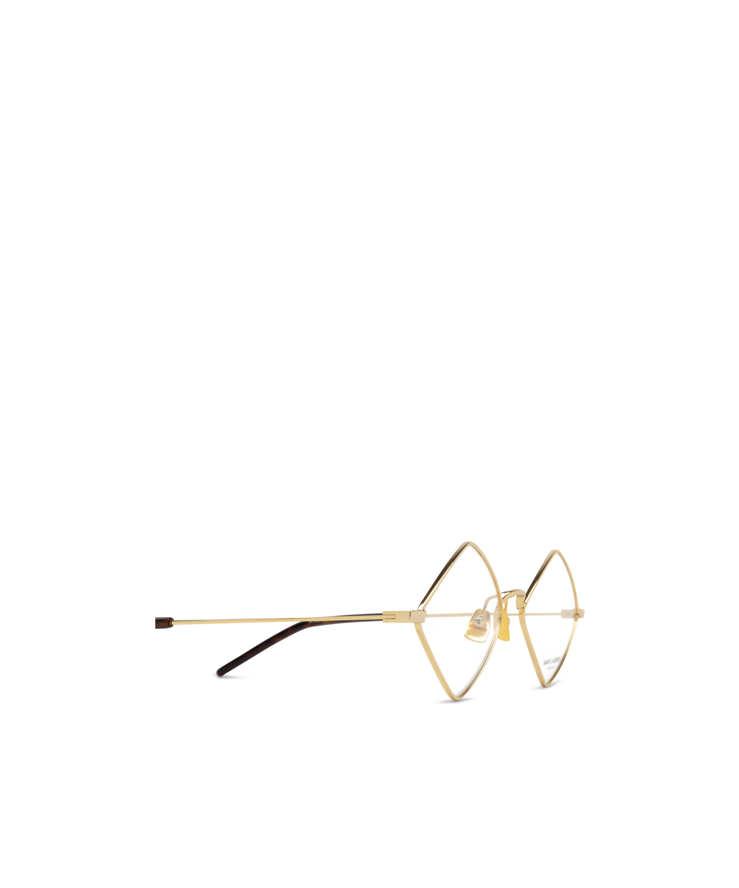 Saint Laurent Geometric Flat Mirror In Nude