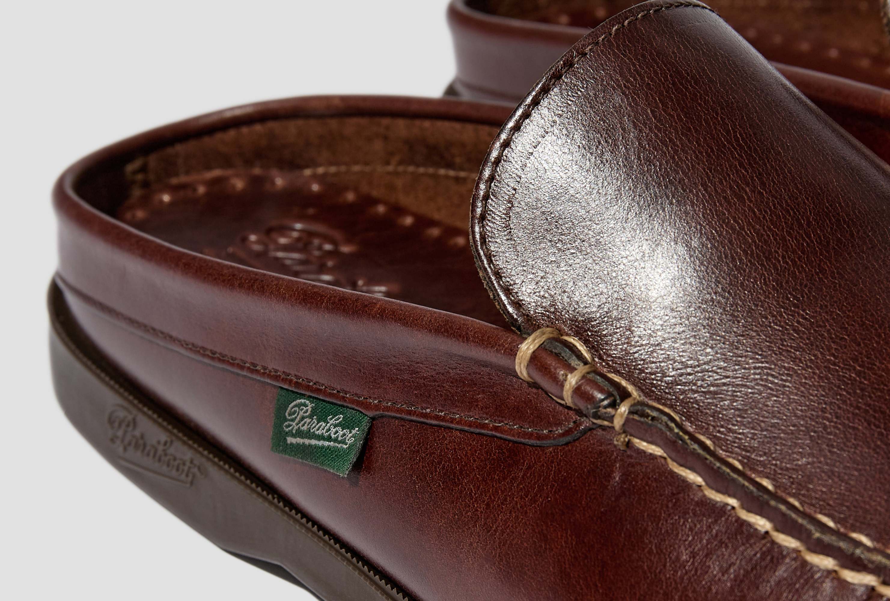 Paraboot Round-toe Mules In Brown